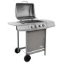 Gas barbecue with 4 silver burners by , Barbecues - Ref: Foro24-3053626, Price: 204,80 €, Discount: %