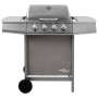 Gas barbecue with 4 silver burners by , Barbecues - Ref: Foro24-3053626, Price: 204,80 €, Discount: %