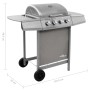 Gas barbecue with 4 silver burners by , Barbecues - Ref: Foro24-3053626, Price: 204,80 €, Discount: %