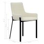 Dining chairs 2 units of cream fabric by , dining chairs - Ref: Foro24-282591, Price: 154,19 €, Discount: %