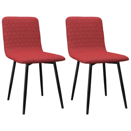 Dining chairs 2 units wine-colored fabric by , dining chairs - Ref: Foro24-282511, Price: 98,20 €, Discount: %