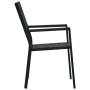 Garden chairs 4 units HDPE wood-like black appearance by vidaXL, Garden chairs - Ref: Foro24-47886, Price: 176,36 €, Discount: %