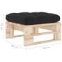 Garden ottoman made of impregnated pine wood pallets by , Modular outdoor sofas - Ref: Foro24-3066464, Price: 52,44 €, Discou...