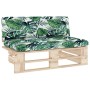 Central sofa made of pallets for impregnated pine wood garden by , Modular outdoor sofas - Ref: Foro24-3066540, Price: 108,79...