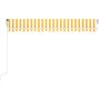 Toldo automático LED sensor de viento amarillo blanco 400x300cm de , Toldos - Ref: Foro24-3068913, Precio: 618,83 €, Descuent...