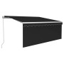 Toldo retráctil manual con persiana y luz LED antracita 3x2,5 m de , Toldos - Ref: Foro24-3069264, Precio: 300,75 €, Descuent...