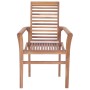 Dining chairs 6 pcs solid teak wood with green cushions by , Garden chairs - Ref: Foro24-3072951, Price: 592,91 €, Discount: %