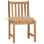 Garden chairs 8 units solid teak wood with cushions by , Garden chairs - Ref: Foro24-3073160, Price: 834,37 €, Discount: %