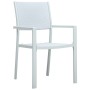 Garden chairs 4 units plastic with white rattan look by vidaXL, Garden chairs - Ref: Foro24-47888, Price: 167,26 €, Discount: %