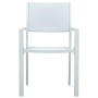 Garden chairs 4 units plastic with white rattan look by vidaXL, Garden chairs - Ref: Foro24-47888, Price: 167,26 €, Discount: %