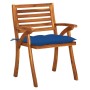 Garden chairs 8 pcs solid teak wood with cushions by , Garden chairs - Ref: Foro24-3075226, Price: 642,86 €, Discount: %