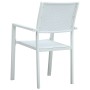 Garden chairs 4 units plastic with white rattan look by vidaXL, Garden chairs - Ref: Foro24-47888, Price: 167,26 €, Discount: %