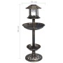 Decorative birdbath with plastic solar LED lights by vidaXL, Birdbaths - Ref: Foro24-48221, Price: 44,53 €, Discount: %