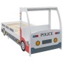 Cama infantil coche de policía colchón viscoelástico 90x200 cm de vidaXL, Cunas y camas para niños - Ref: Foro24-278783, Prec...