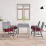 Garden dining chairs with cushions 4 pcs solid acacia wood by , Garden chairs - Ref: Foro24-3078428, Price: 357,81 €, Discoun...