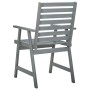 Garden dining chairs with cushions 4 pcs solid acacia wood by , Garden chairs - Ref: Foro24-3078428, Price: 357,81 €, Discoun...