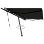 Manual retractable foot awning anthracite gray 500x350 cm by , Awnings - Ref: Foro24-3069859, Price: 565,92 €, Discount: %