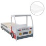 Cama infantil coche de policía colchón viscoelástico 90x200 cm de vidaXL, Cunas y camas para niños - Ref: Foro24-278784, Prec...