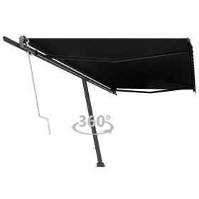 Anthracite gray automatic standing awning 500x300 cm by , Awnings - Ref: Foro24-3069789, Price: 620,33 €, Discount: %