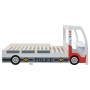 Children's bed police car mattress 7 zones H3 90x200 cm by vidaXL, Cribs and beds for children - Ref: Foro24-278787, Price: 4...