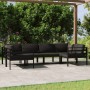 Set muebles de jardín 6 pzas y cojines aluminio gris antracita de , Conjuntos de jardín - Ref: Foro24-3107811, Precio: 823,86...