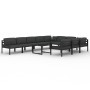 Garden furniture set 11 pieces and anthracite gray aluminum cushions by , Garden sets - Ref: Foro24-3107826, Price: 1,00 €, D...