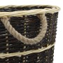 Firewood basket with transport straps natural willow 57x51x69cm by vidaXL, Firewood bags and holders - Ref: Foro24-286975, Pr...