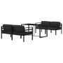 Set muebles de jardín 5 pzas y cojines aluminio gris antracita de , Conjuntos de jardín - Ref: Foro24-3115924, Precio: 642,01...