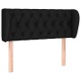 Black fabric headboard 103x23x78/88 cm by , Headboards and footboards - Ref: Foro24-3117472, Price: 55,50 €, Discount: %