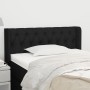 Black fabric headboard 103x16x78/88 cm by , Headboards and footboards - Ref: Foro24-3119096, Price: 61,99 €, Discount: %