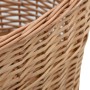 Firewood basket with carrying handles natural willow 58x42x29cm by vidaXL, Firewood bags and holders - Ref: Foro24-286982, Pr...