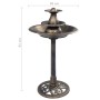 Green plastic bird bath fountain 50x91 cm by vidaXL, Birdbaths - Ref: Foro24-48233, Price: 72,61 €, Discount: %