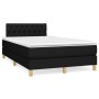 Cama box spring con colchón tela negro 120x200 cm de , Camas y somieres - Ref: Foro24-3140843, Precio: 362,99 €, Descuento: %