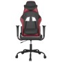 Gaming-Stuhl aus schwarzem und weinrotem Kunstleder von , Gaming-Stühle - Ref: Foro24-3143648, Preis: 121,99 €, Rabatt: %