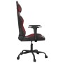 Silla gaming cuero sintético negro y rojo vino tinto de , Sillones para videojuegos - Ref: Foro24-3143648, Precio: 121,69 €, ...