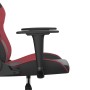 Gaming-Stuhl aus schwarzem und weinrotem Kunstleder von , Gaming-Stühle - Ref: Foro24-3143648, Preis: 121,99 €, Rabatt: %