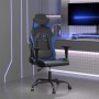 Silla gaming cuero sintético negro y azul de , Sillones para videojuegos - Ref: Foro24-3143641, Precio: 125,68 €, Descuento: %