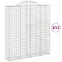 Gabion baskets 13 pcs arc shape iron 200x50x220/240cm by , Pots and planters - Ref: Foro24-3146457, Price: 1,00 €, Discount: %