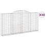 Gabion baskets 30 pcs arc shape iron 300x30x140/160cm by , Pots and planters - Ref: Foro24-3146573, Price: 3,00 €, Discount: %