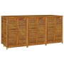 Caja de almacenaje de jardín madera maciza acacia 210x87x104 cm de , Cajas de almacenaje para exteriores - Ref: Foro24-315524...