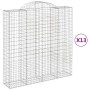 Gabion baskets 13 pcs arc shape iron 200x50x200/220cm by , Pots and planters - Ref: Foro24-3146436, Price: 1,00 €, Discount: %