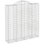 Gabion baskets 13 pcs arc shape iron 200x50x200/220cm by , Pots and planters - Ref: Foro24-3146436, Price: 1,00 €, Discount: %