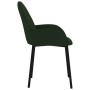 Dining chairs 2 units dark green velvet by , dining chairs - Ref: Foro24-344765, Price: 101,81 €, Discount: %