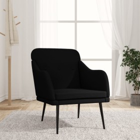 Black fabric armchair 63x76x80 cm by , Armchairs - Ref: Foro24-351476, Price: 82,05 €, Discount: %