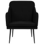 Black fabric armchair 63x76x80 cm by , Armchairs - Ref: Foro24-351476, Price: 82,13 €, Discount: %