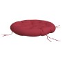 Red Oxford fabric round cushion Ø 100x11 cm by , Cushions for chairs and sofas - Ref: Foro24-361971, Price: 50,07 €, Discount: %