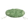 Round Oxford fabric cushion with leaf print Ø 60x11 cm by , Cushions for chairs and sofas - Ref: Foro24-361959, Price: 27,00 ...