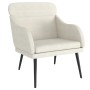 Cream velvet armchair 63x76x80 cm by , Armchairs - Ref: Foro24-351443, Price: 104,10 €, Discount: %