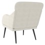 Cream velvet armchair 63x76x80 cm by , Armchairs - Ref: Foro24-351443, Price: 104,10 €, Discount: %