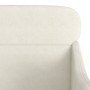 Cream velvet armchair 63x76x80 cm by , Armchairs - Ref: Foro24-351443, Price: 104,10 €, Discount: %